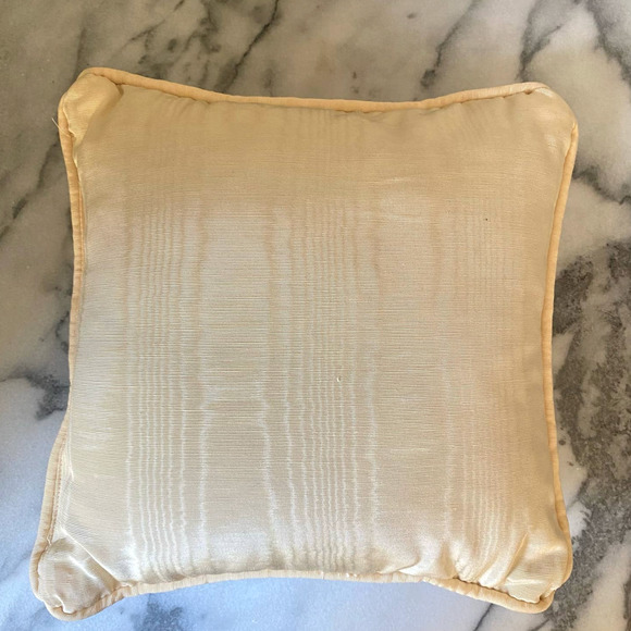 Tapestry Victorian Style Square Pillow Maidens Pastels Pink Grannycore Cottage - Picture 2 of 8